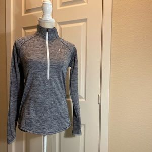 Under Armour Women's ColdGear® Armour ½ Zip in Steel
Light Heather, Sz Small